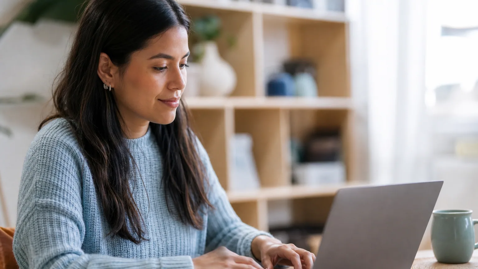 Une personne travaille sur un document à son bureau avec un ordinateur portable et une tablette